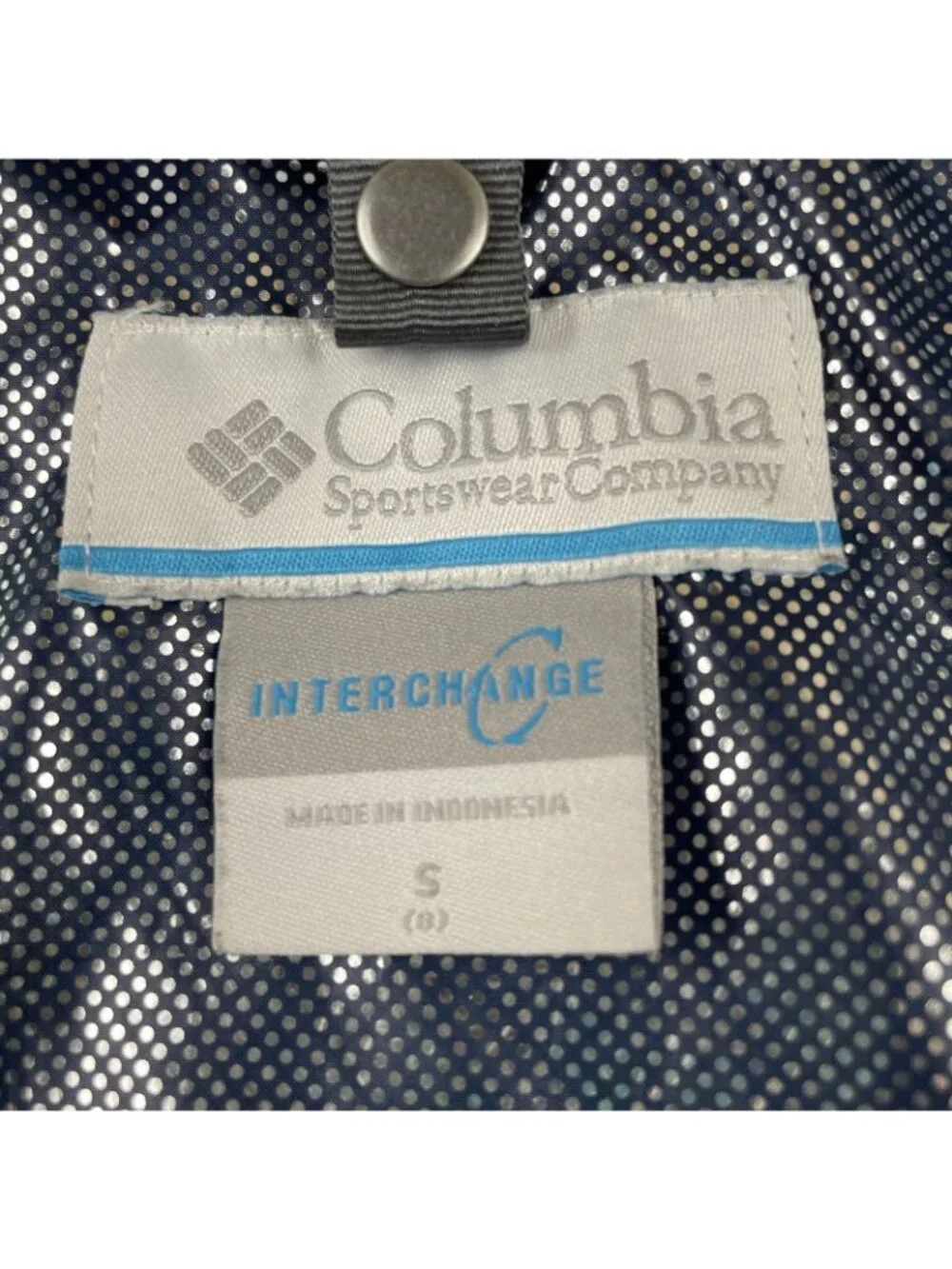 Columbia Omni-Tech Interchange Jacket Boy’s S(8) Omni-Heat Camo Blue SHELL ONLY